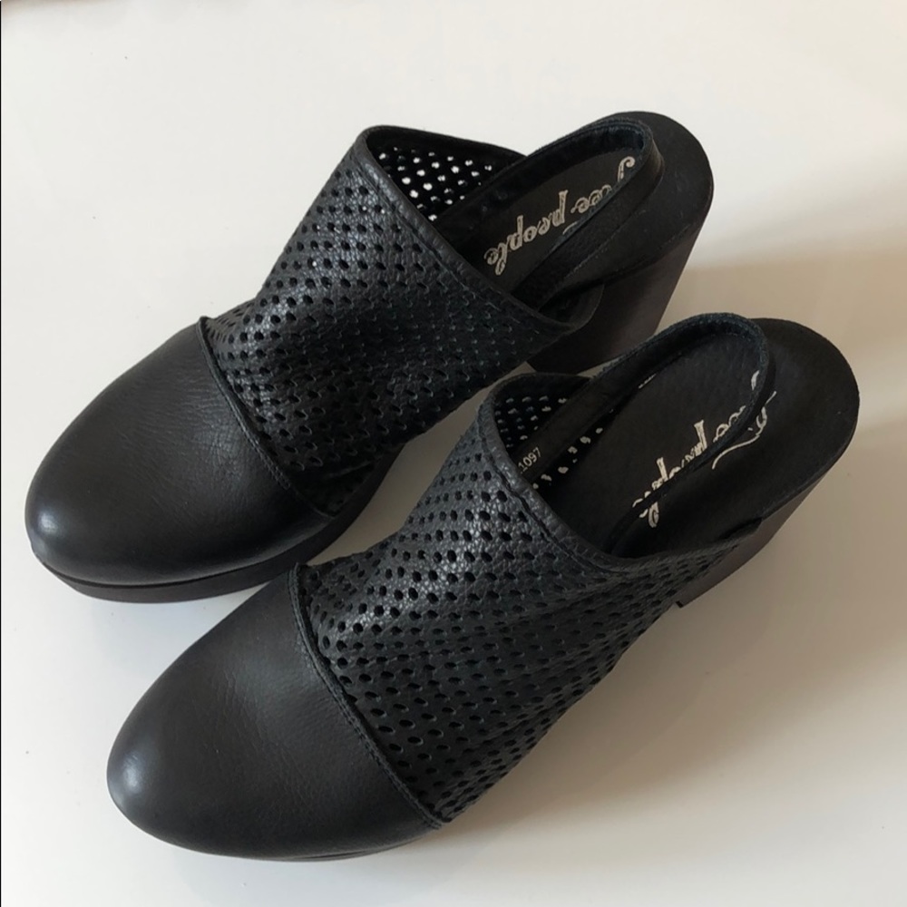 NWT Free People Logan Clog Shoes black 40 - Picture 13 of 14